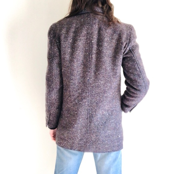 Tweedy square cut wool blazer - Picture 7 of 16